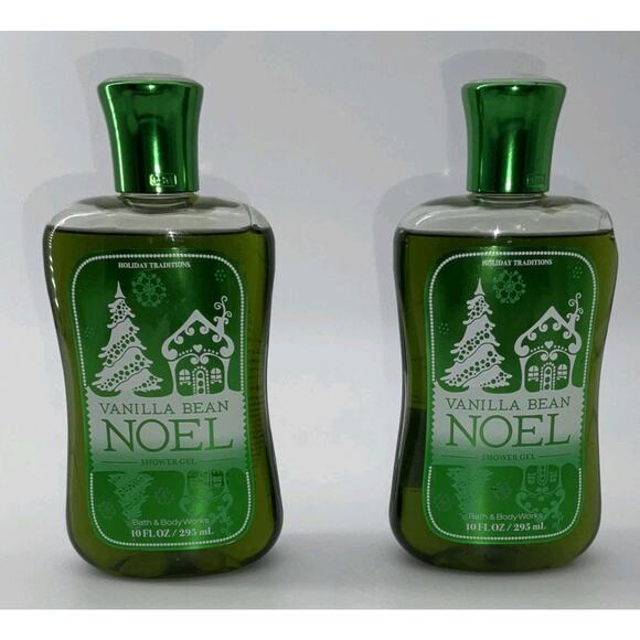 Bath And Body Works Vanilla Bean Noel Shower Gel 10oz New - Picture 1 of 3